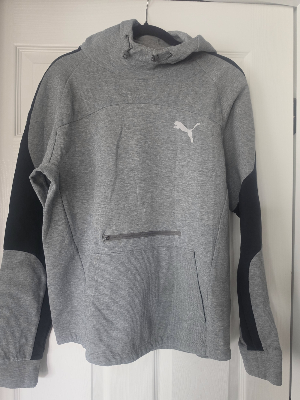 Puma Men’s Gray Hooded Performance Sweater
